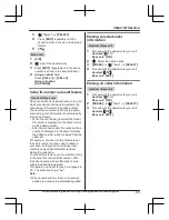 Предварительный просмотр 69 страницы Panasonic KX-TGF970 Series Operating Instructions Manual