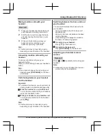 Предварительный просмотр 75 страницы Panasonic KX-TGF970 Series Operating Instructions Manual