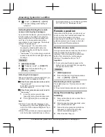 Предварительный просмотр 80 страницы Panasonic KX-TGF970 Series Operating Instructions Manual