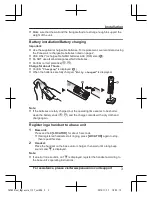 Preview for 3 page of Panasonic KX-TGFA30 Installation Manual