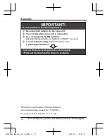 Preview for 12 page of Panasonic KX-TGFA30 Installation Manual