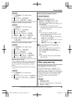 Preview for 47 page of Panasonic KX-TGFA30 Operating Instructions Manual