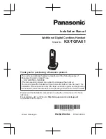 Preview for 1 page of Panasonic KX-TGFA61 Installation Manual