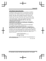 Preview for 11 page of Panasonic KX-TGFA61 Installation Manual