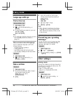 Предварительный просмотр 18 страницы Panasonic KX-TGFA71 Operating Instructions Manual