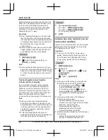 Предварительный просмотр 22 страницы Panasonic KX-TGFA71 Operating Instructions Manual