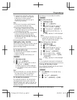 Предварительный просмотр 61 страницы Panasonic KX-TGFA71 Operating Instructions Manual