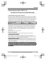 Preview for 97 page of Panasonic KX-TGFA71 Operating Instructions Manual