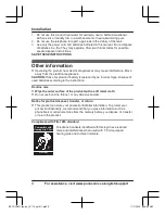 Preview for 4 page of Panasonic KX-TGFA87C Installation Manual