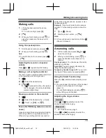 Preview for 15 page of Panasonic KX-TGH220 Operating Instructions Manual