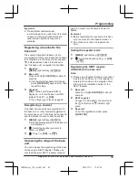 Предварительный просмотр 35 страницы Panasonic KX-TGH220E Operating Instructions Manual