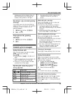 Preview for 39 page of Panasonic KX-TGH220E Operating Instructions Manual