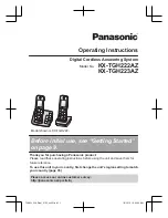Panasonic KX-TGH222AZ Operating Instructions Manual preview