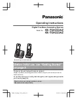 Предварительный просмотр 1 страницы Panasonic KX-TGH222AZ Operating Instructions Manual