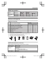 Предварительный просмотр 3 страницы Panasonic KX-TGH222AZ Operating Instructions Manual