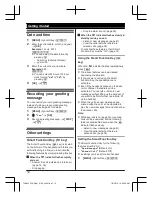 Предварительный просмотр 14 страницы Panasonic KX-TGH222AZ Operating Instructions Manual