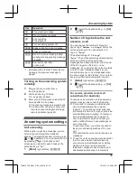 Preview for 45 page of Panasonic KX-TGH222AZ Operating Instructions Manual