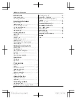 Preview for 2 page of Panasonic KX-TGH222AZB Operating Instructions Manual