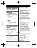 Preview for 13 page of Panasonic KX-TGH222AZB Operating Instructions Manual