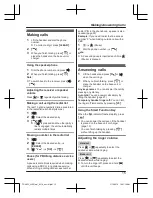 Preview for 15 page of Panasonic KX-TGH222AZB Operating Instructions Manual