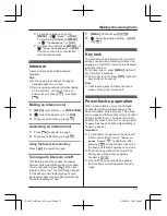 Preview for 17 page of Panasonic KX-TGH222AZB Operating Instructions Manual