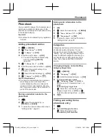 Preview for 19 page of Panasonic KX-TGH222AZB Operating Instructions Manual