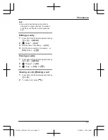 Preview for 21 page of Panasonic KX-TGH222AZB Operating Instructions Manual