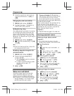 Preview for 30 page of Panasonic KX-TGH222AZB Operating Instructions Manual