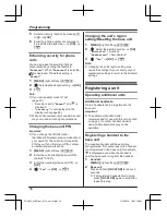 Preview for 34 page of Panasonic KX-TGH222AZB Operating Instructions Manual