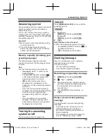 Preview for 39 page of Panasonic KX-TGH222AZB Operating Instructions Manual