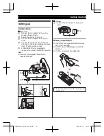 Предварительный просмотр 9 страницы Panasonic KX-TGH222C Operating Instructions Manual