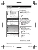 Предварительный просмотр 12 страницы Panasonic KX-TGH222C Operating Instructions Manual