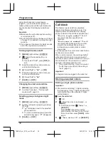 Предварительный просмотр 30 страницы Panasonic KX-TGH222C Operating Instructions Manual