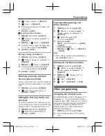 Предварительный просмотр 31 страницы Panasonic KX-TGH222C Operating Instructions Manual