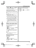 Предварительный просмотр 35 страницы Panasonic KX-TGH222C Operating Instructions Manual