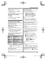 Предварительный просмотр 37 страницы Panasonic KX-TGH222C Operating Instructions Manual