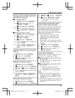 Предварительный просмотр 39 страницы Panasonic KX-TGH222C Operating Instructions Manual