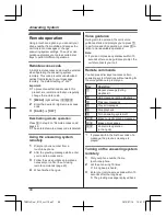 Предварительный просмотр 40 страницы Panasonic KX-TGH222C Operating Instructions Manual