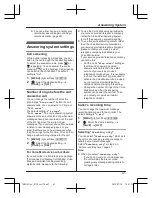 Предварительный просмотр 41 страницы Panasonic KX-TGH222C Operating Instructions Manual