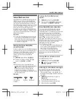 Предварительный просмотр 43 страницы Panasonic KX-TGH222C Operating Instructions Manual