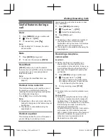 Preview for 17 page of Panasonic KX-TGH223AZ Operating Instructions Manual