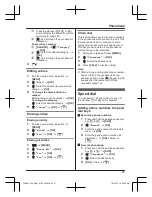 Preview for 21 page of Panasonic KX-TGH223AZ Operating Instructions Manual