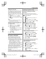 Preview for 31 page of Panasonic KX-TGH223AZ Operating Instructions Manual