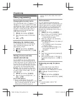 Preview for 34 page of Panasonic KX-TGH223AZ Operating Instructions Manual