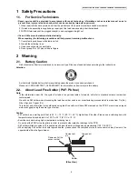 Предварительный просмотр 5 страницы Panasonic KX-TGH260B Service Manual