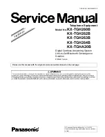 Предварительный просмотр 95 страницы Panasonic KX-TGH260B Service Manual