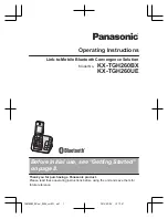 Panasonic KX-TGH260BX Operating Instructions Manual предпросмотр