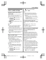 Предварительный просмотр 17 страницы Panasonic KX-TGH260BX Operating Instructions Manual