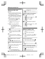 Предварительный просмотр 20 страницы Panasonic KX-TGH260BX Operating Instructions Manual