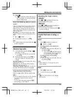 Предварительный просмотр 21 страницы Panasonic KX-TGH260BX Operating Instructions Manual